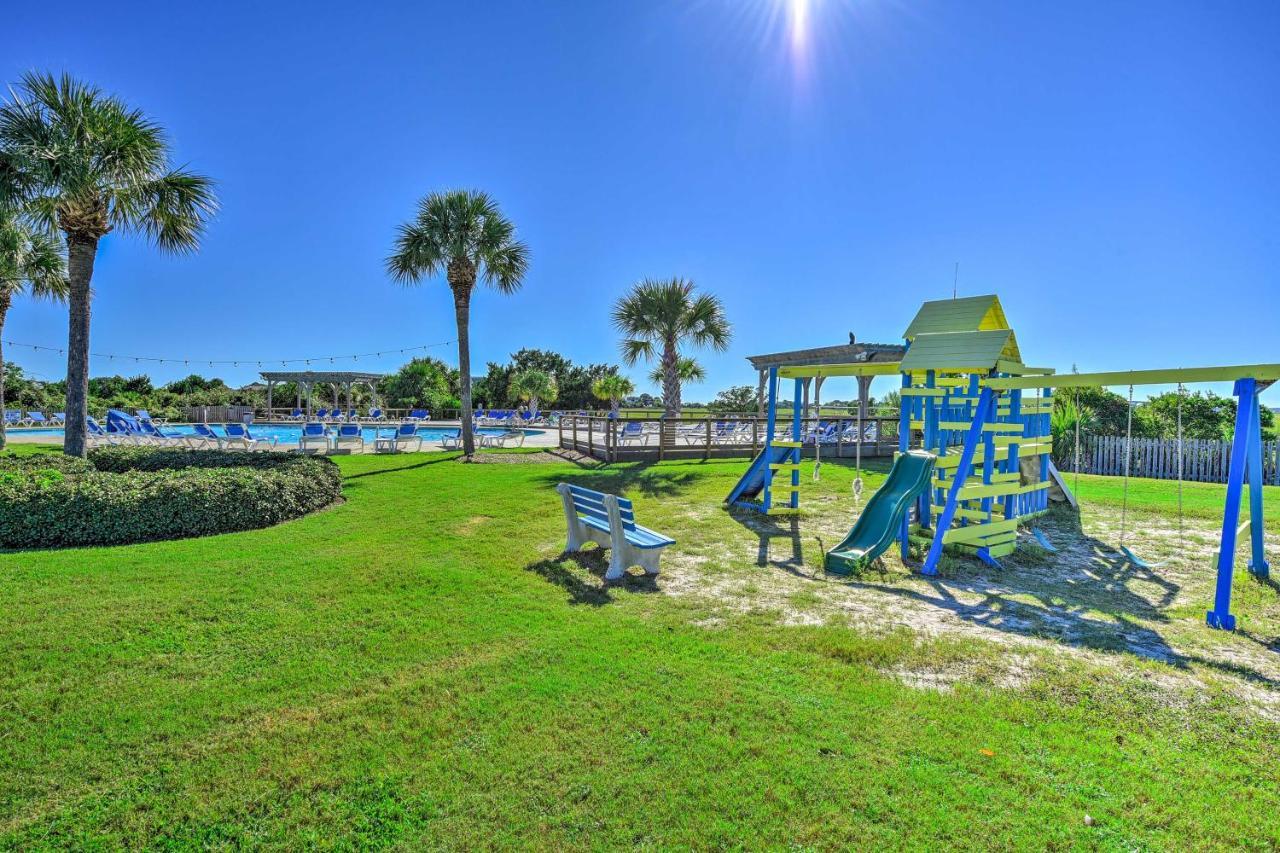 Harbor Island Condo With Deck - Steps To Beach! Oceanmarsh Subdivision Екстериор снимка