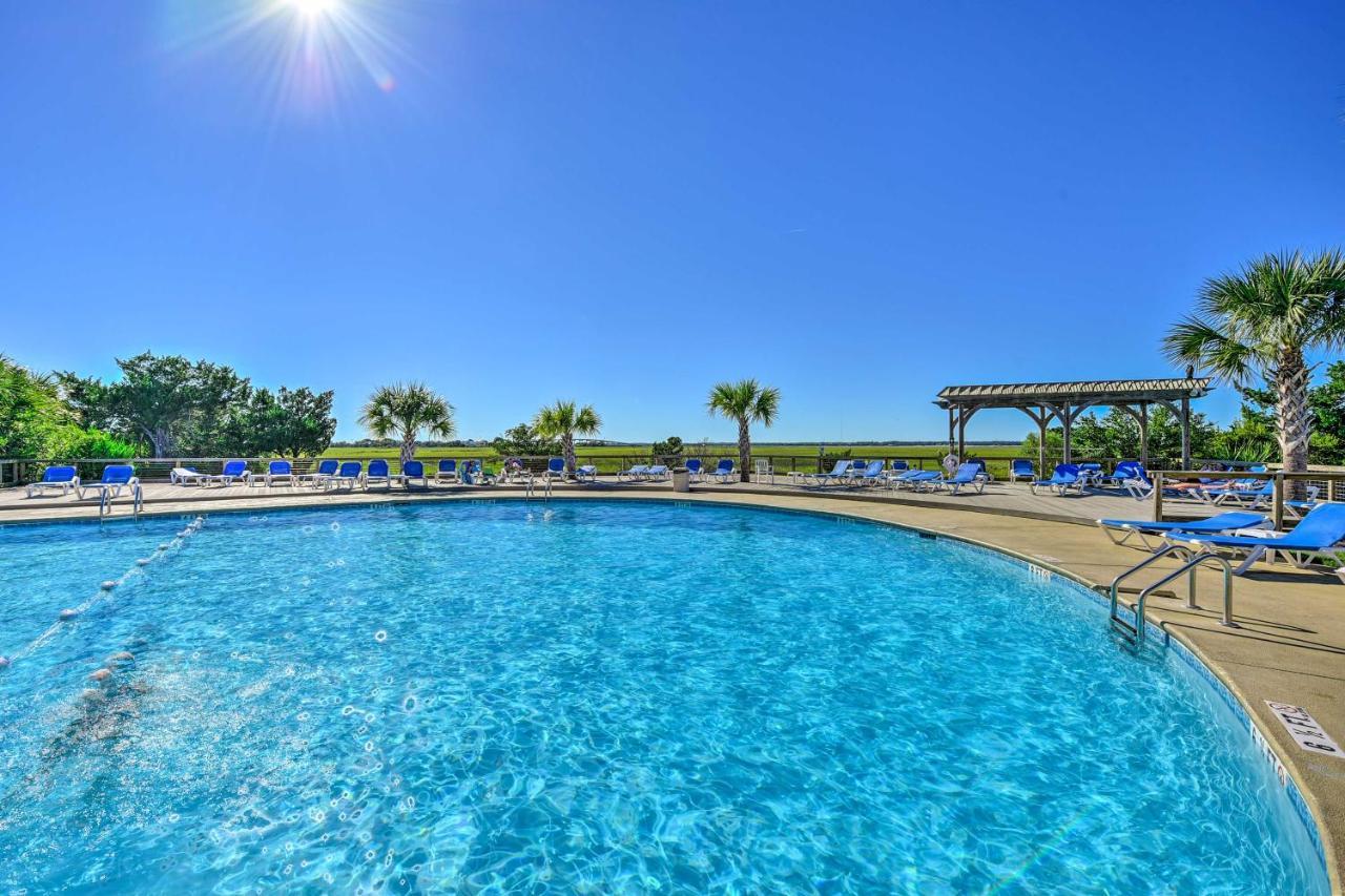 Harbor Island Condo With Deck - Steps To Beach! Oceanmarsh Subdivision Екстериор снимка