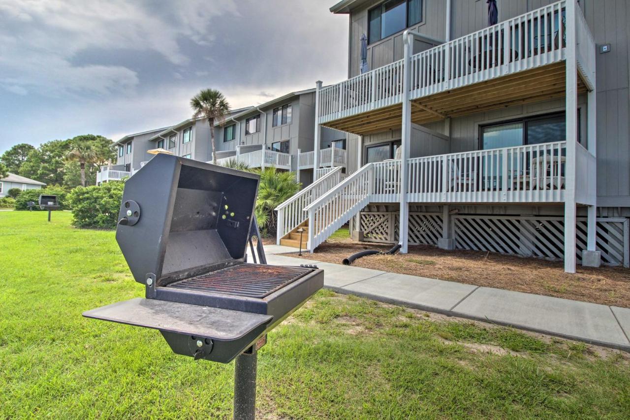 Harbor Island Condo With Deck - Steps To Beach! Oceanmarsh Subdivision Екстериор снимка