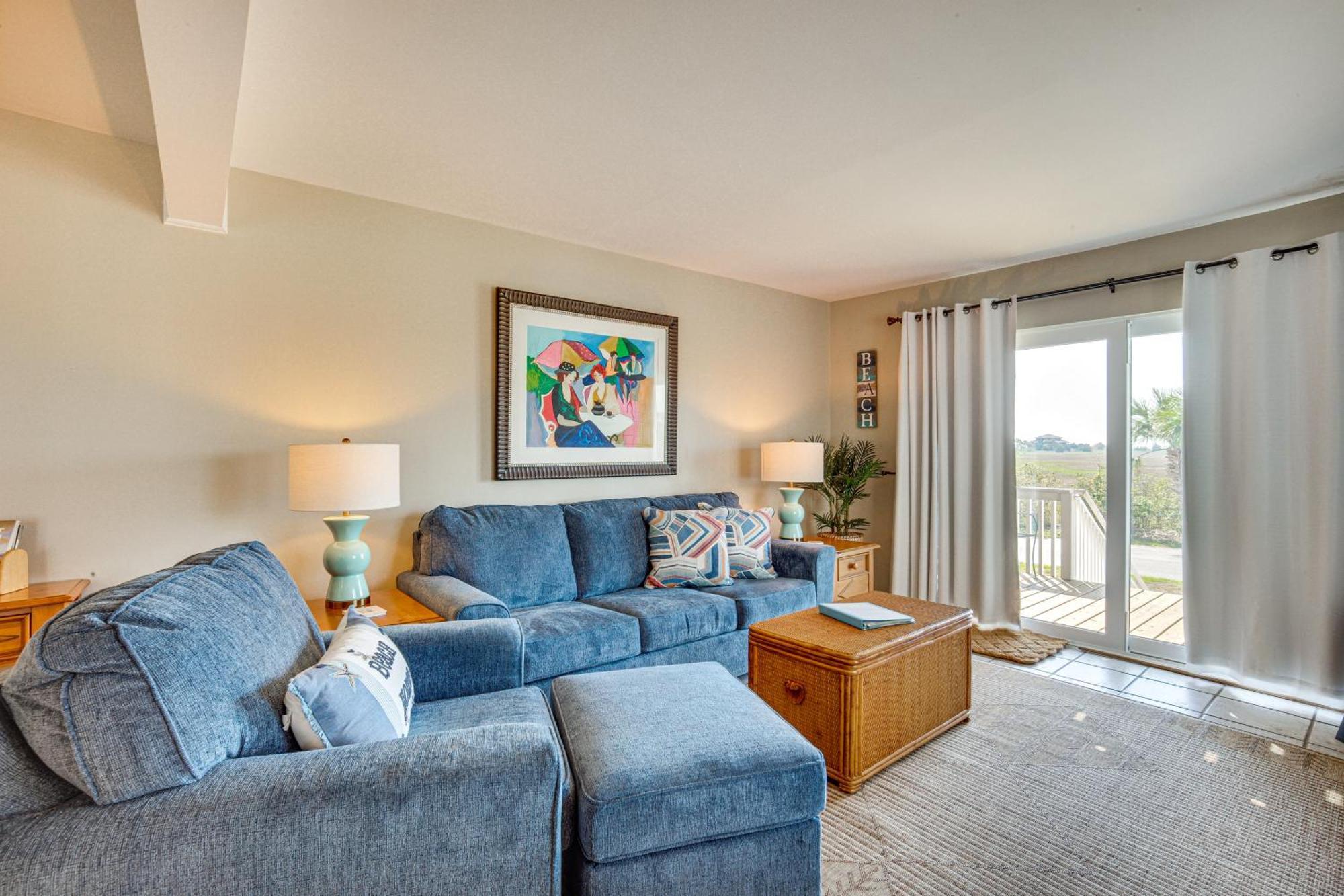 Harbor Island Condo With Deck - Steps To Beach! Oceanmarsh Subdivision Екстериор снимка