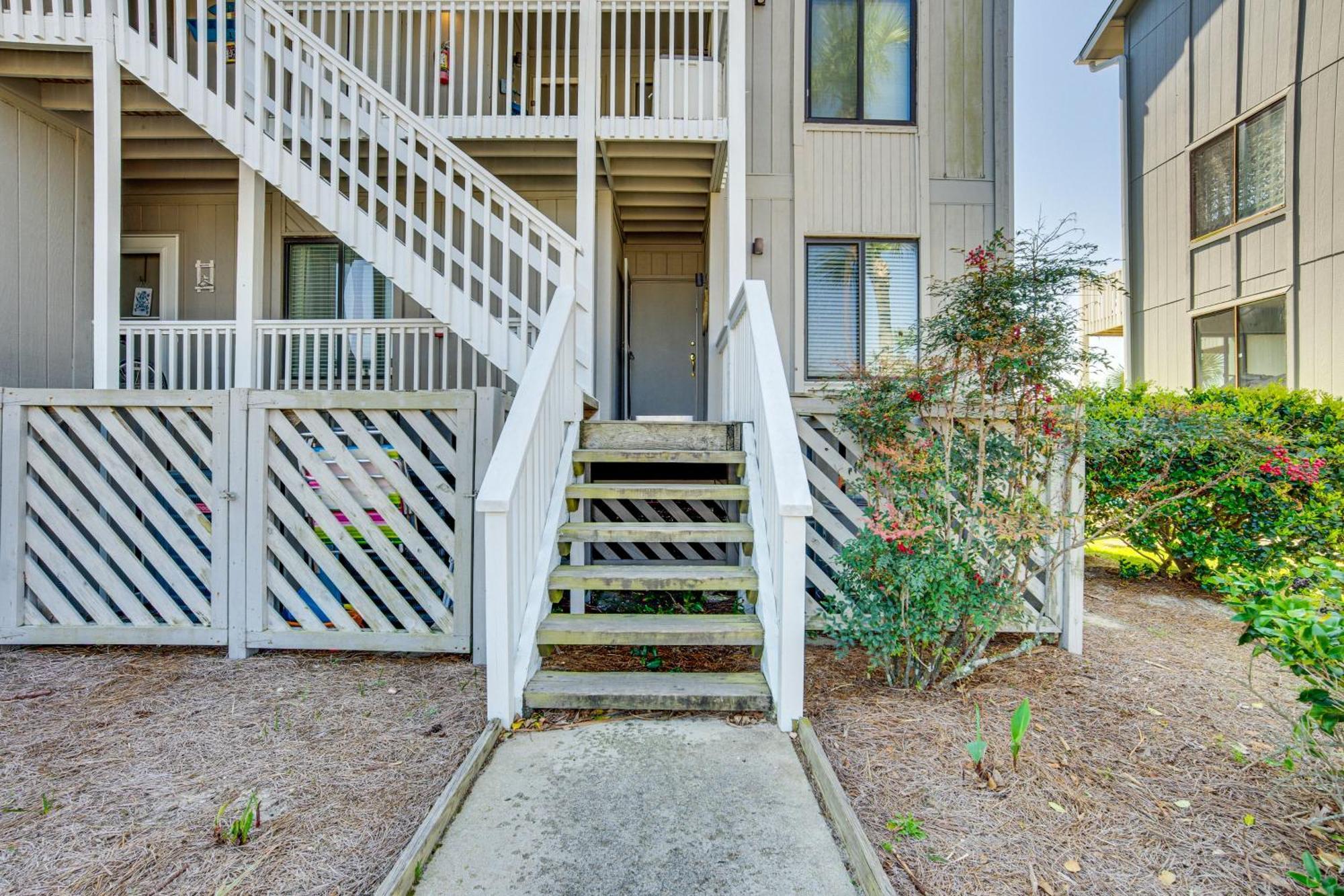 Harbor Island Condo With Deck - Steps To Beach! Oceanmarsh Subdivision Екстериор снимка