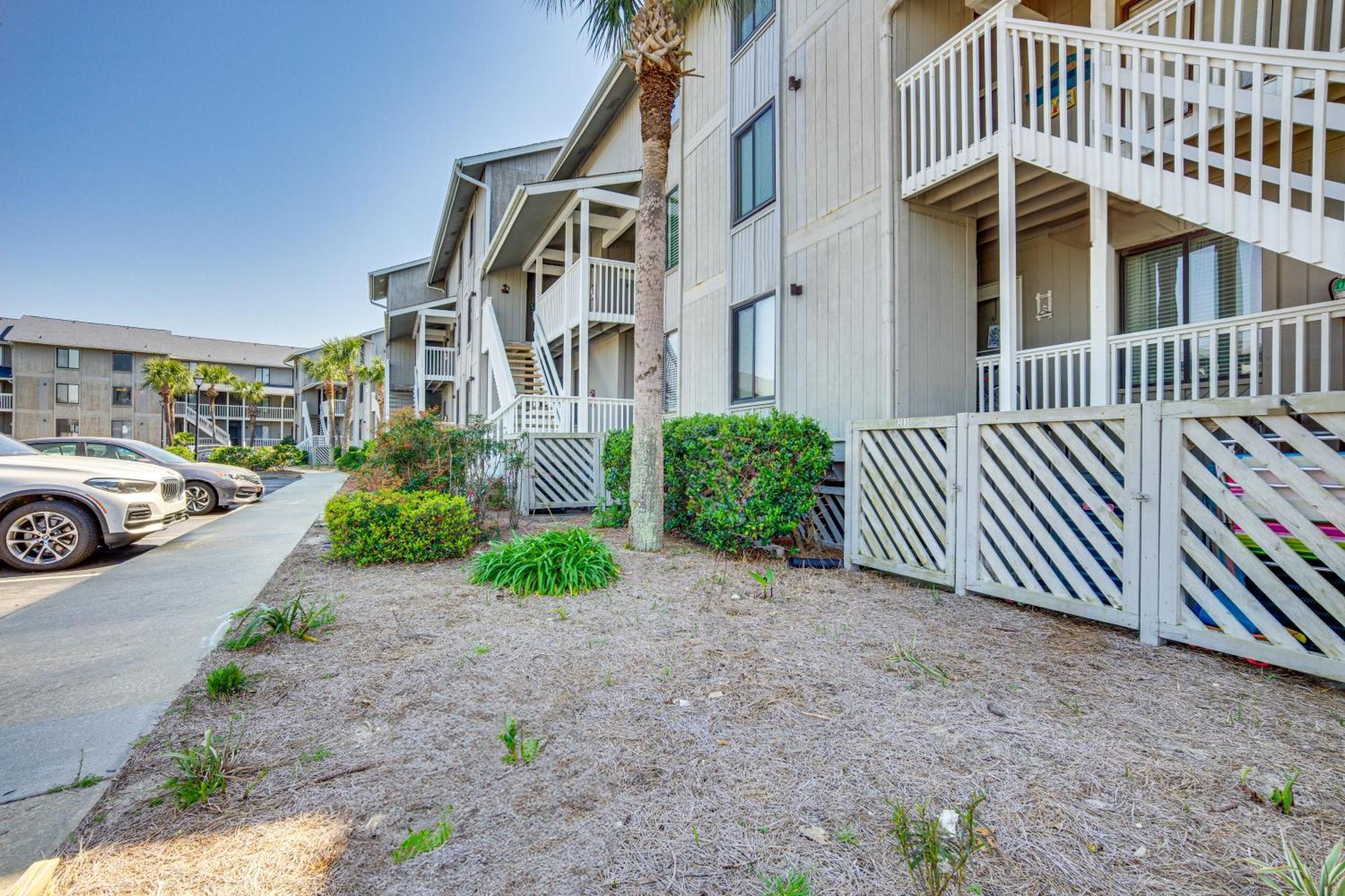Harbor Island Condo With Deck - Steps To Beach! Oceanmarsh Subdivision Екстериор снимка