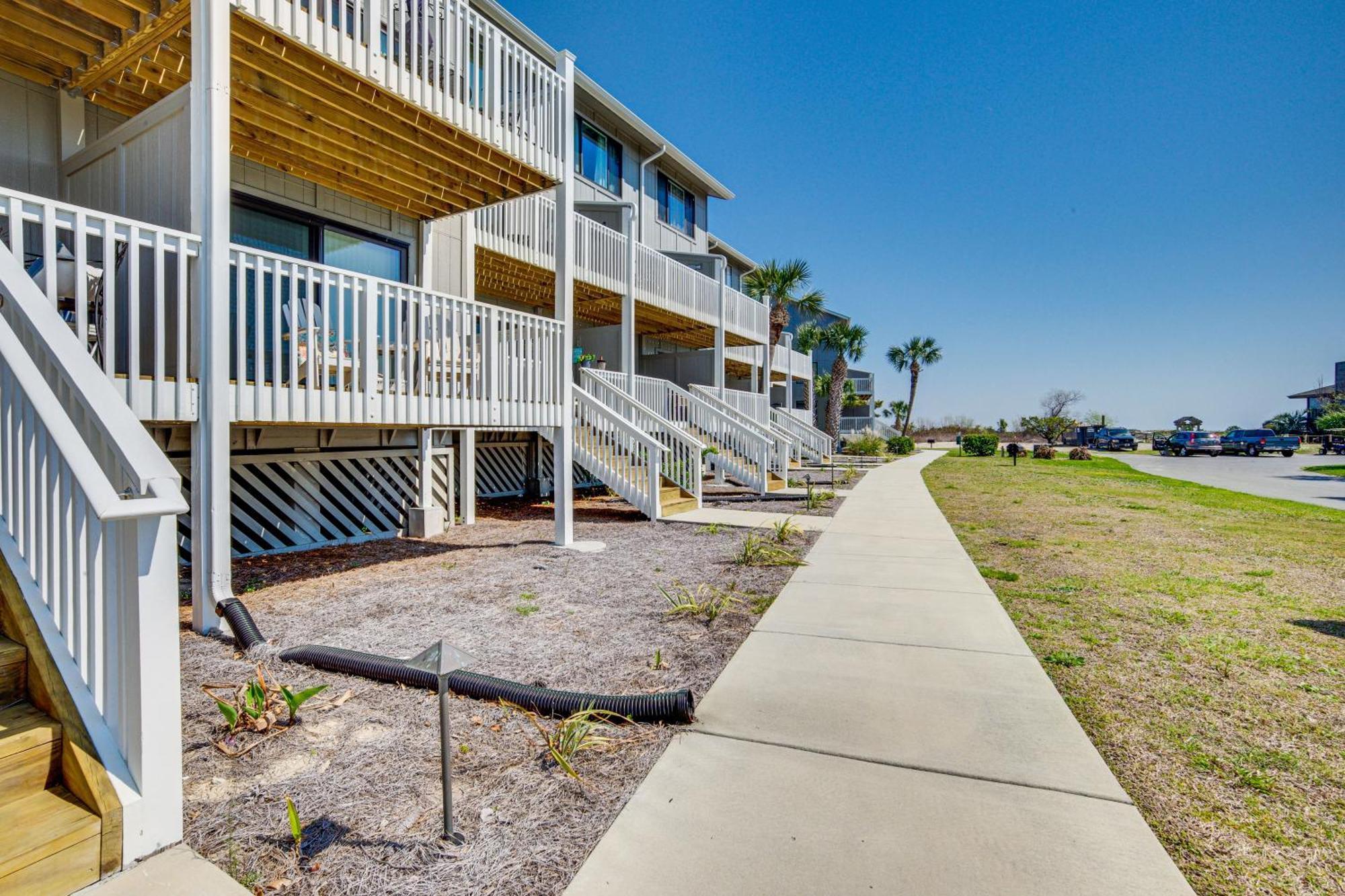 Harbor Island Condo With Deck - Steps To Beach! Oceanmarsh Subdivision Екстериор снимка